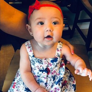 Baby Gap Floral Dress Button Up